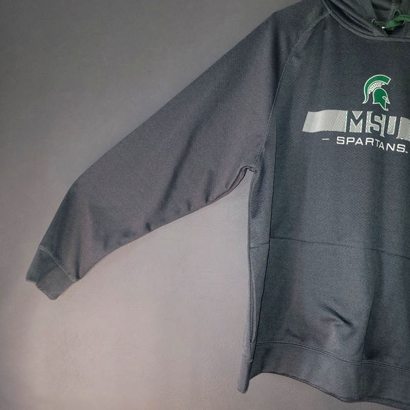 Pro edge by knights apparel michigan state university spartan hooded sweatshirt - Picture 6 of 6